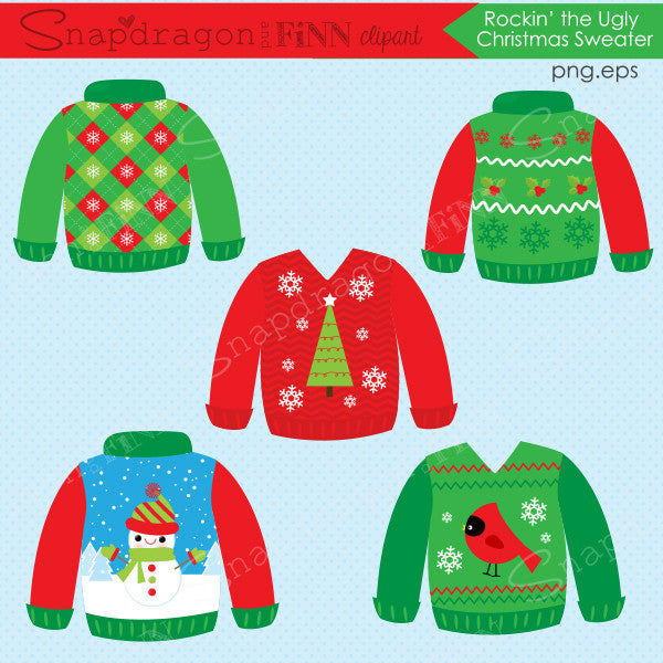 clipart of ugly christmas sweaters - photo #13