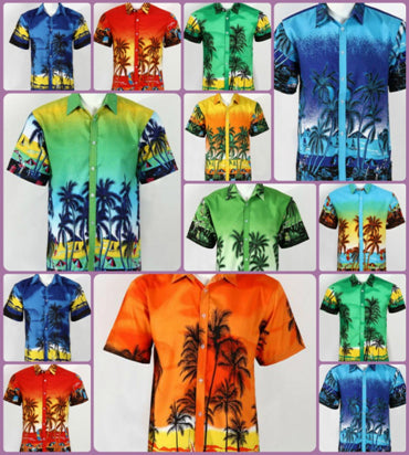 Hawaiian tropical shirt for men
