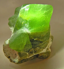 Peridot crystal from Pakistan