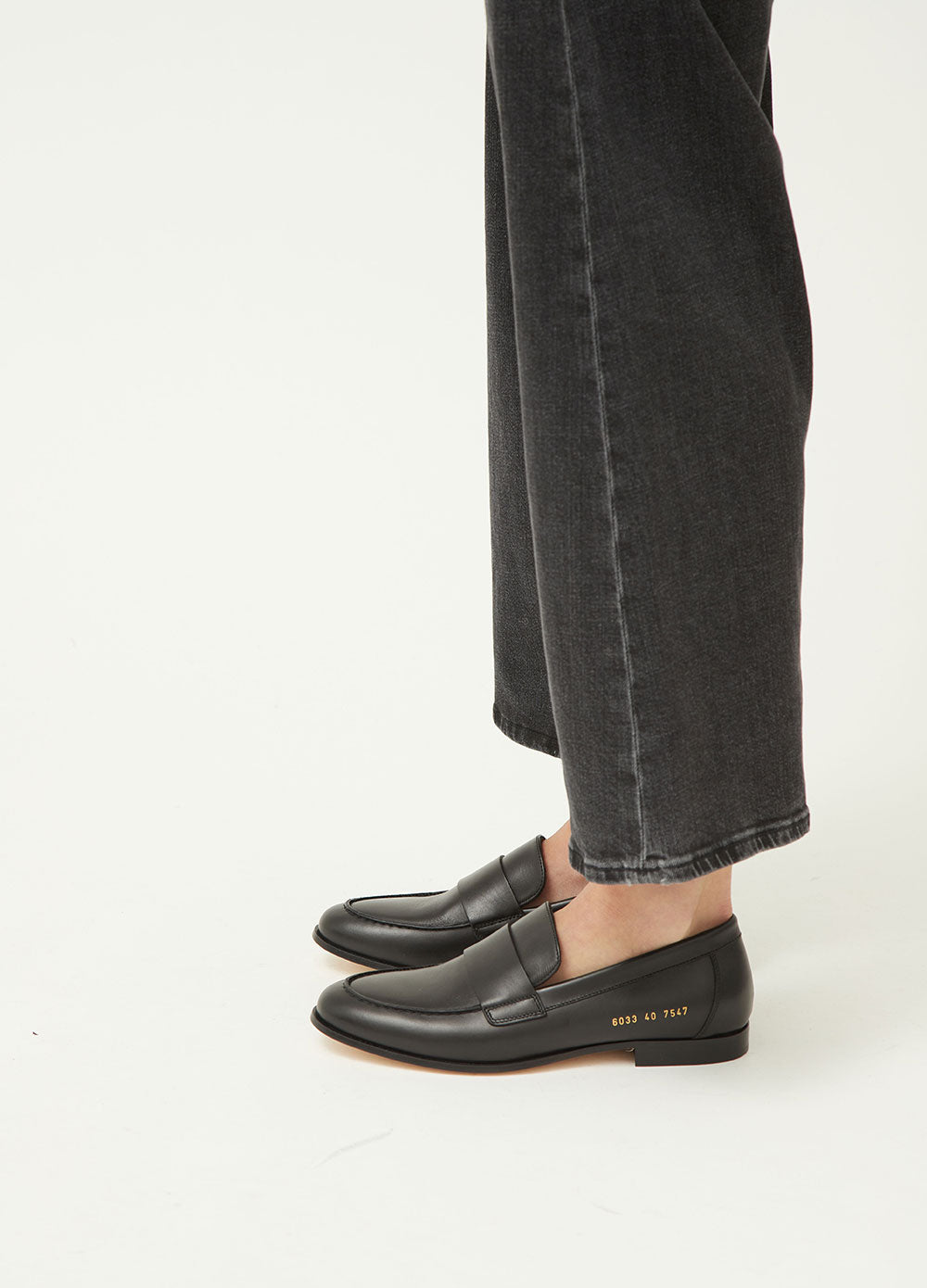 Women's Black Loafer by Common Projects 