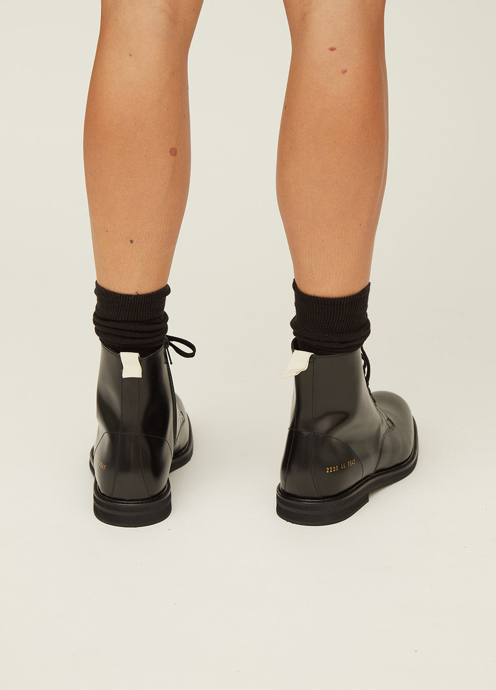 Black Combat Boot by Common Projects | Incu