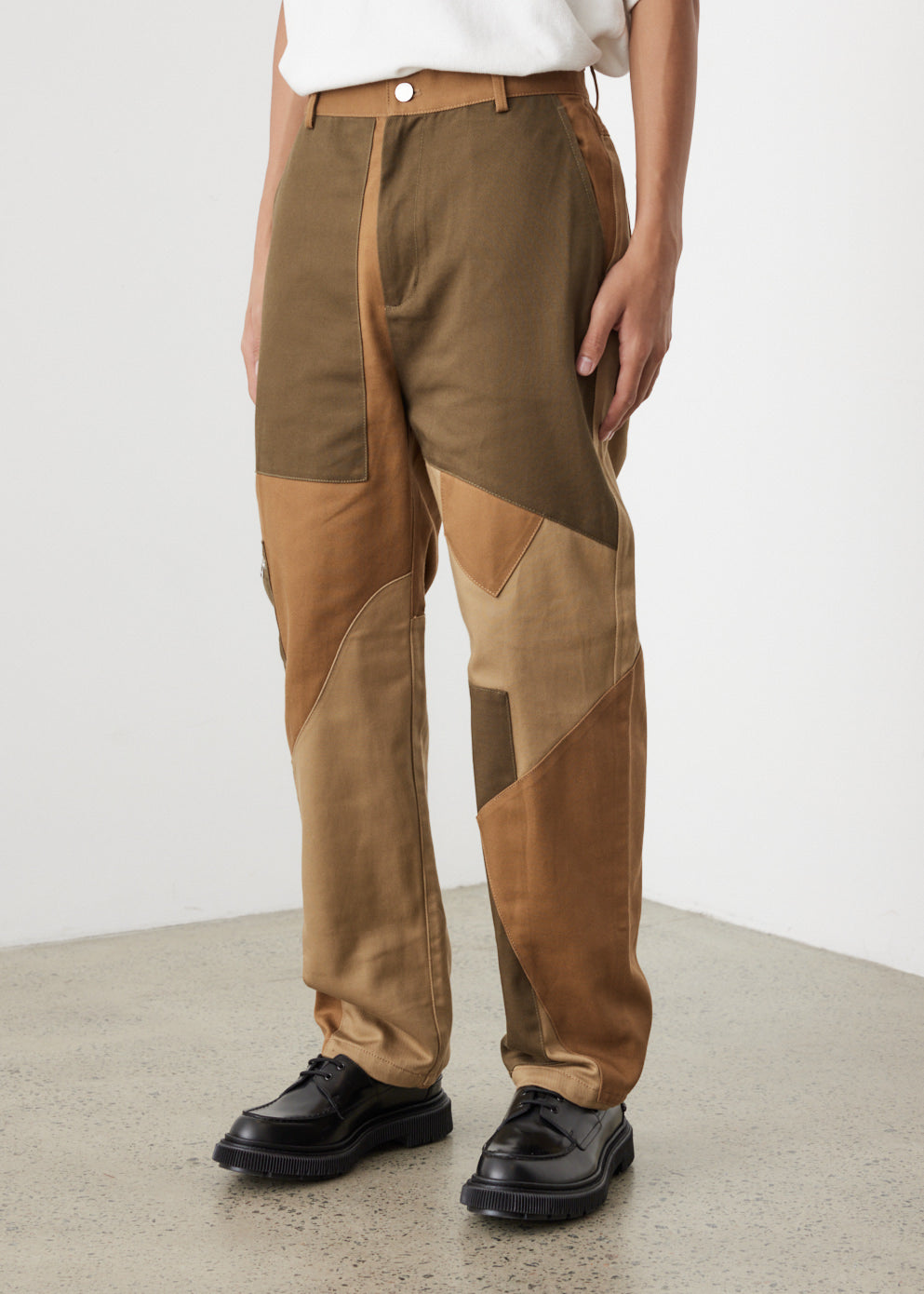 PATCHWORK FATIGUE TROUSERS | kamed.az