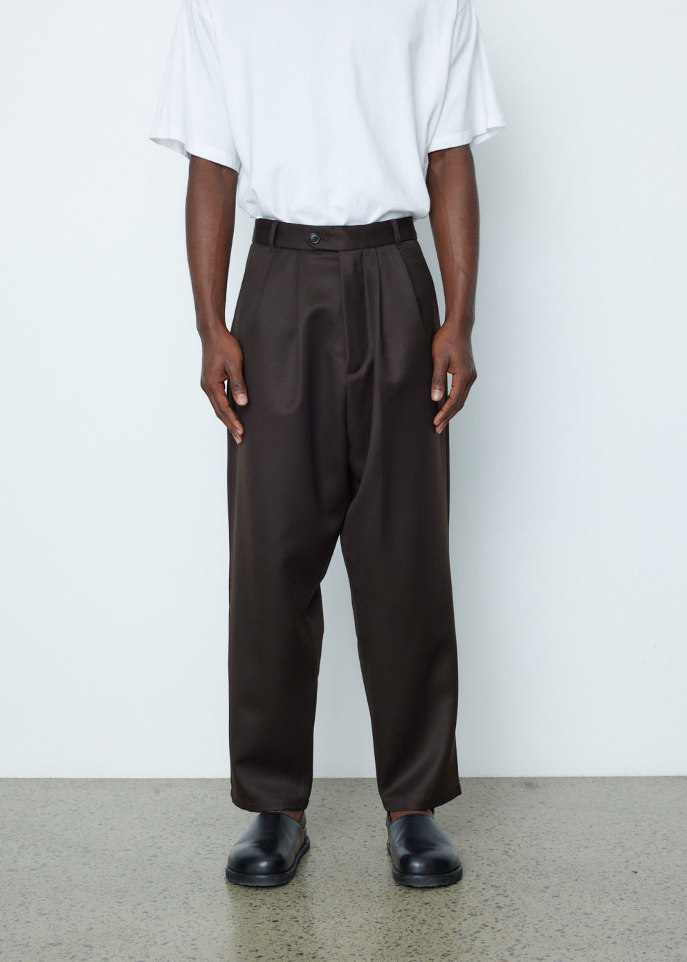 lownn 20aw DOUBLE PLEATED TROUSERS - スラックス