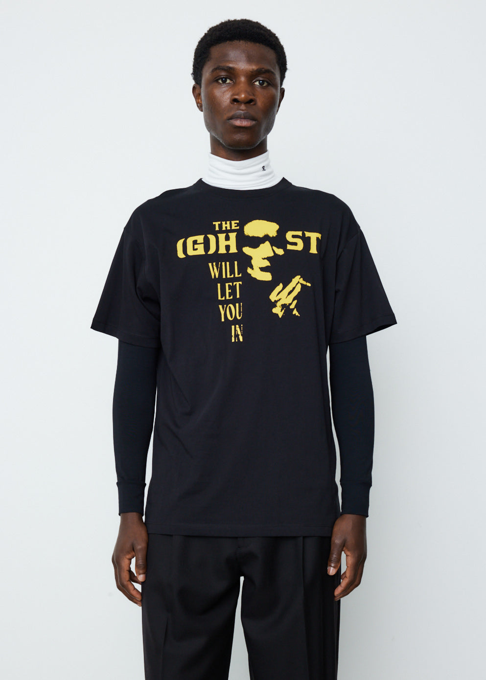 RAF SIMONS ラフシモンズ Ghost print t-shirts | ryadalsultan.com