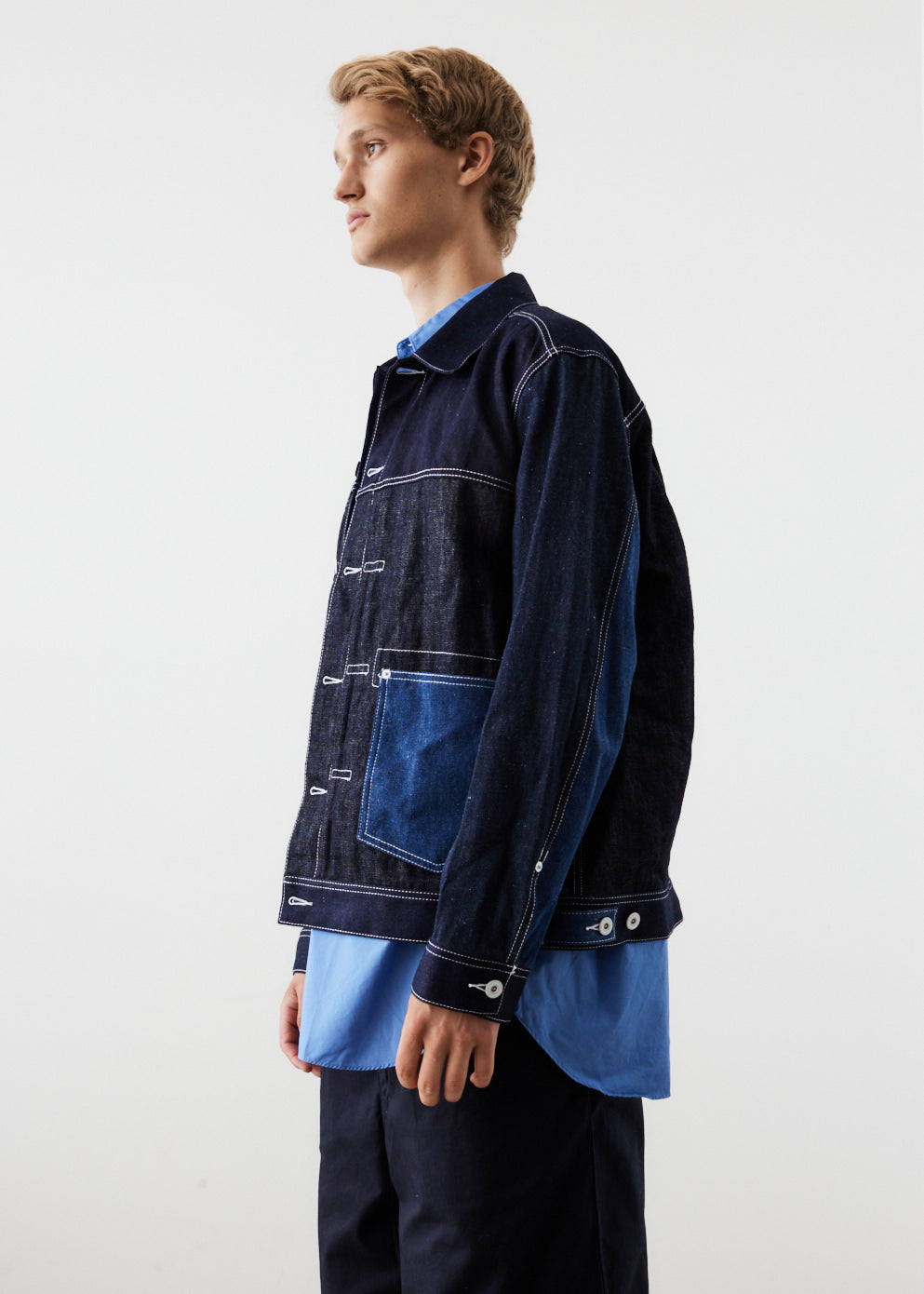 フルオーダー JieDa DENIM SHORT JACKET INDIGO 1 | climathon.pl