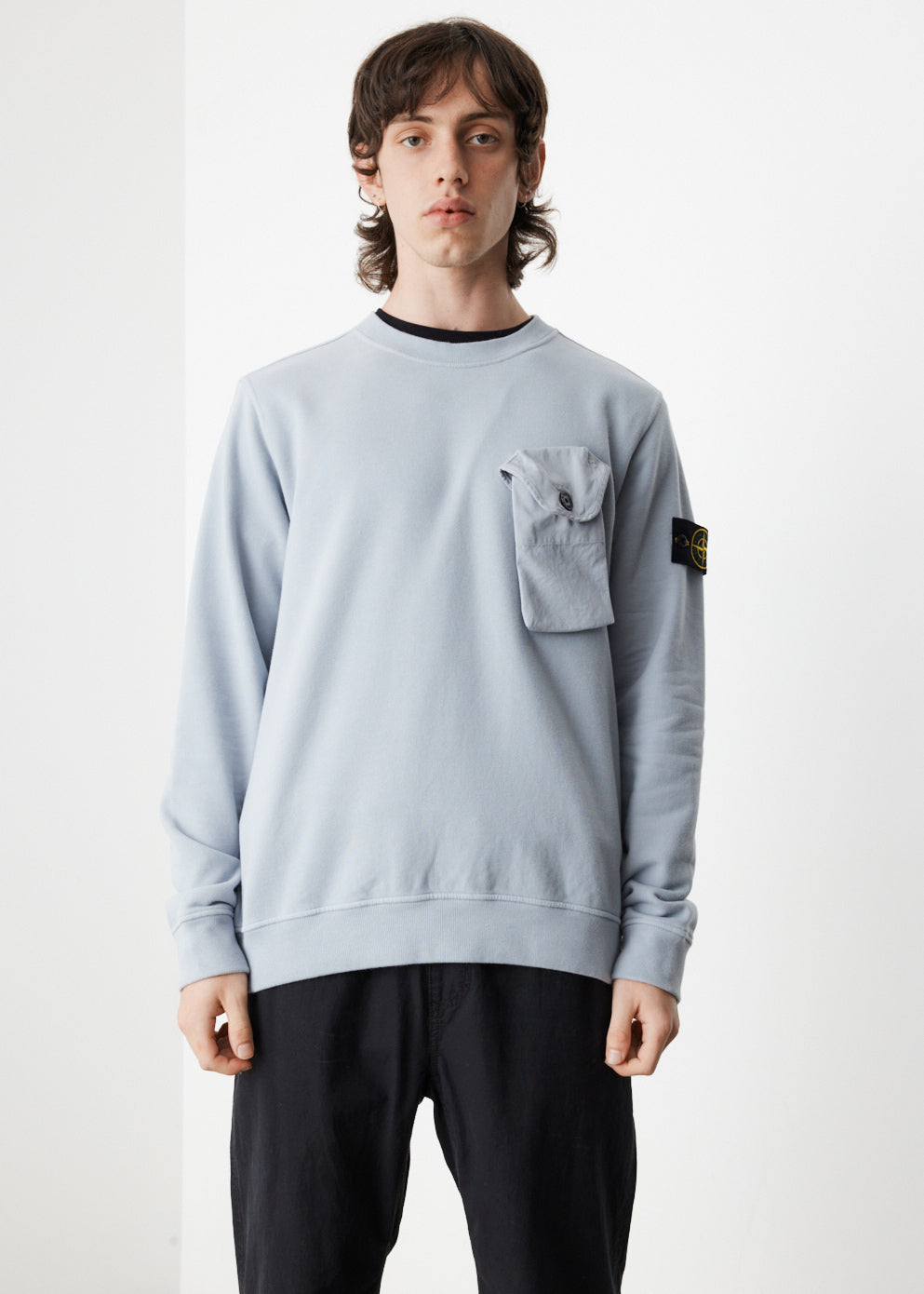 stone island pocket crewneck