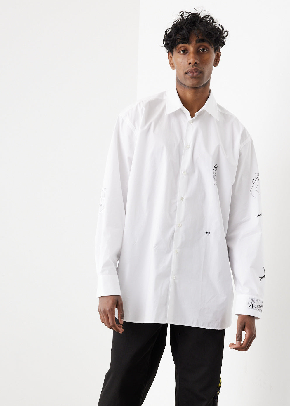 RAF SIMONS Gothic big fit shirt | labiela.com