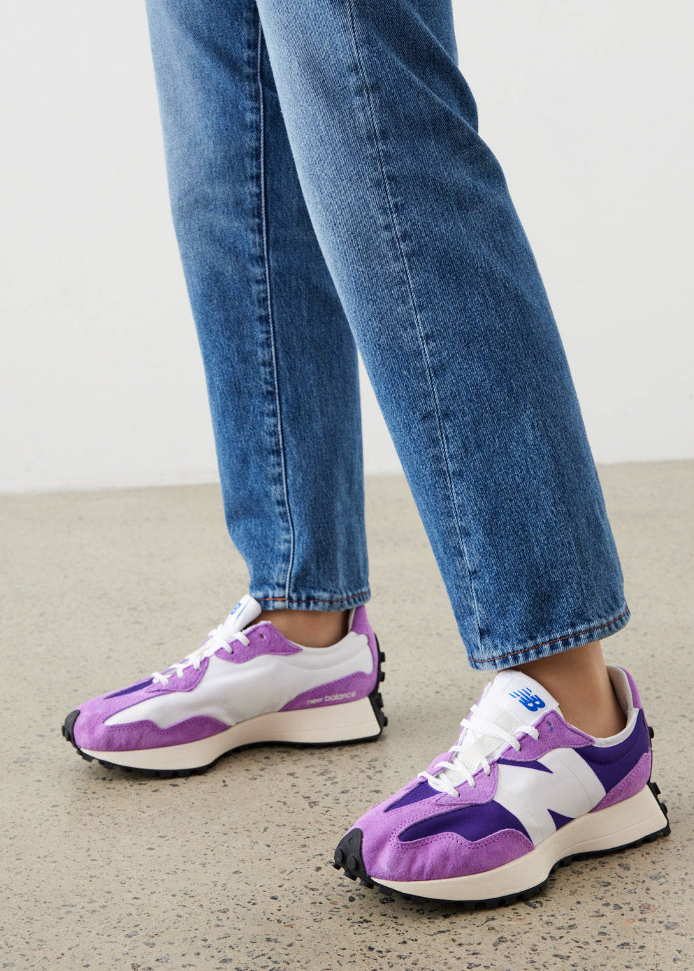 purple new balance 327