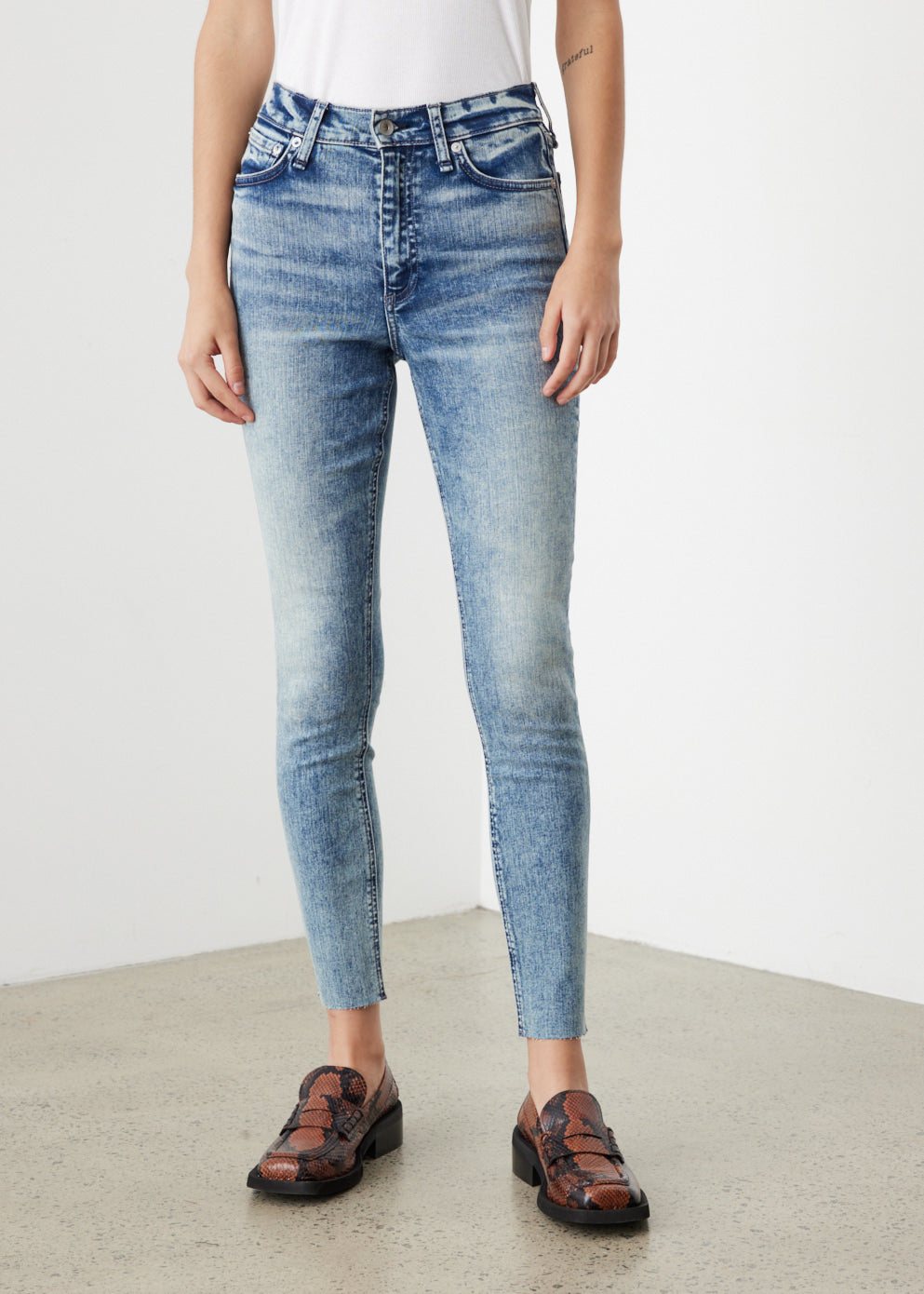 rag and bone nina high rise ankle skinny