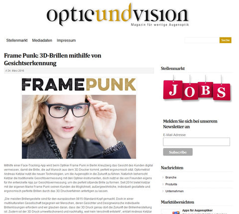 (c) FRAME PUNK UG, Optiker Kreuzberg, Optiker, 10999, 10997, Sehtest, modern, Brillen, kaufen, Beratung, Augen, Kopfschmerzen, Augenoptiker, Brillenmacher, Brillenreparatur, Sonnenbrillen, Brillendoktor, Rekonstruktion Brille, Markengläser, Markenfassungen, Brillenfassungen, Optometrist, Sehtest, Sehcheck, Augencheck, 3D Druck, Brille, Design, individuell, einzigartig, Unikat, 3D Drucker Brille, Brille 3D Drucken, Designer Brillen Berlin, einzigartige Brillen, Ray Ban, Adidas Brillen, Sportbrillen, Vintage Brillen Kreuzberg, vintage sunglasses Kreuzberg, 3D printed glasses, 3D printed eyewear, 3D printing, Zeiss Brillengläser, Brille selber gestalten, Brillenmaßanfertigung, Kontaktlinsennachkontrolle, Kontaktlinsenanpassung