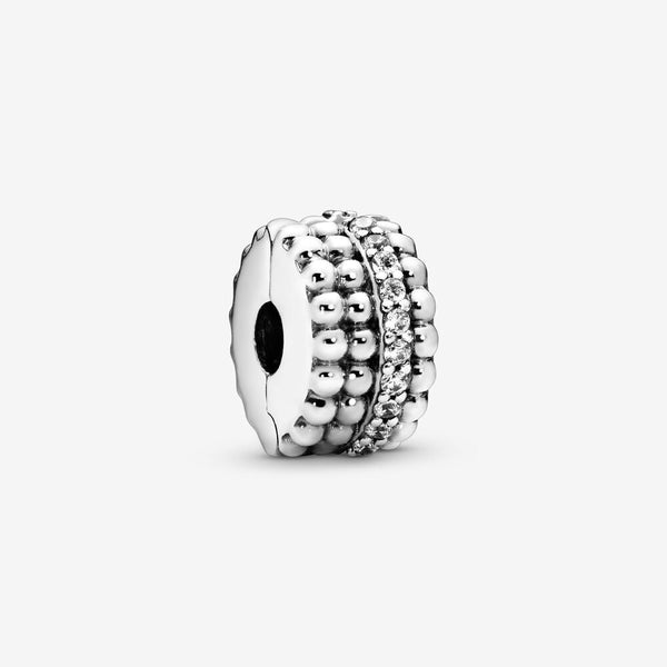 Beaded Clip Charm 797520CZ - vatlieuinphun, jewelry, beads for charm, beads for charm bracelets, charms for bracelet, beaded jewelry, charm jewelry, charm beads, 