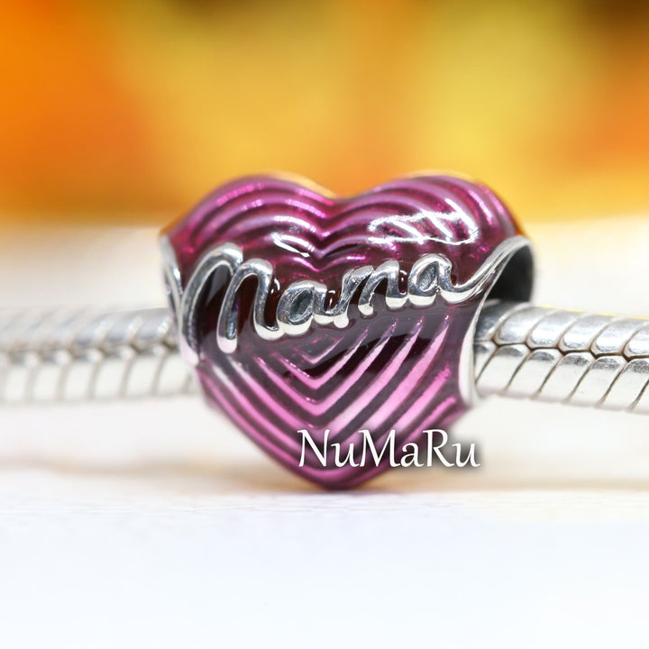 Radiating Love Mama Heart Charm 791505C01 - vatlieuinphun