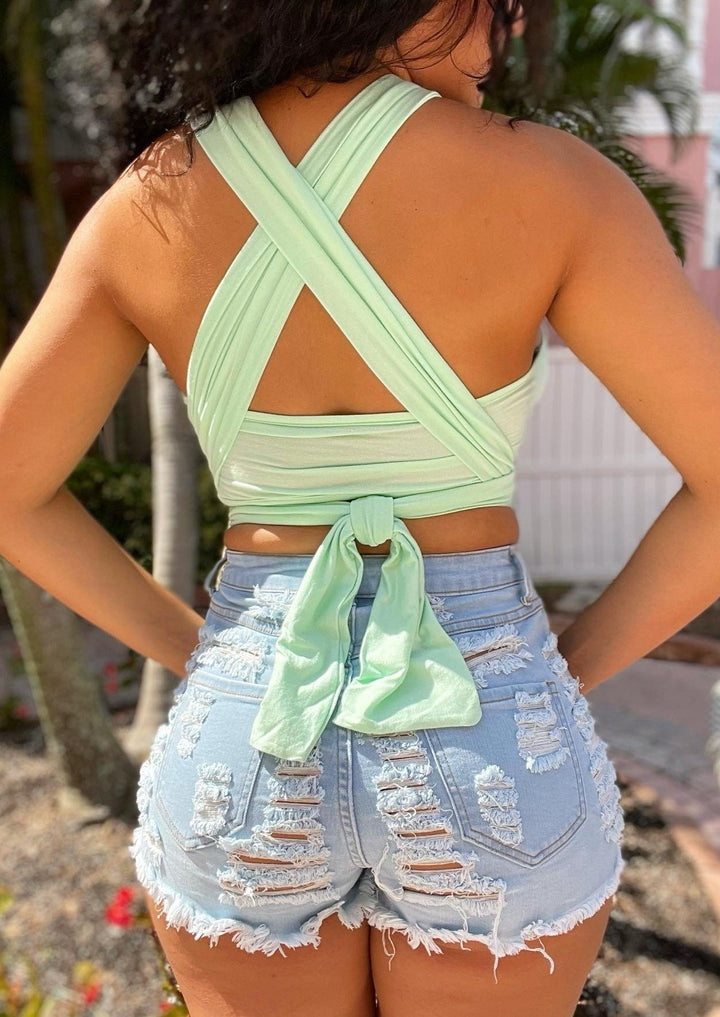 Women’s Cropwomen has the latest range of Girls, Boys and Baby Clothes, Toys and more. Shop online for free shipping on all orders over $49.,Your favorite kids brands and independent boutiques, all in one magical place. | Tera Halter Neck Tied Front Crop Top By: vatlieuinphun