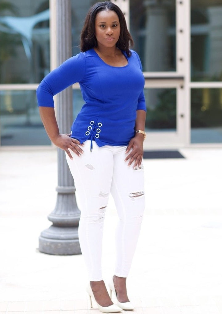 Women’s Scoop-Neckwomen has the latest range of Girls, Boys and Baby Clothes, Toys and more. Shop online for free shipping on all orders over $49.,Your favorite kids brands and independent boutiques, all in one magical place. | Nina Scoop Neck Blouse (Royal) By: vatlieuinphun