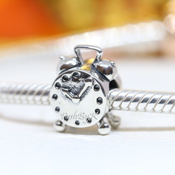 Alarm Clock Charm 790449 Retired - jewelry, beads for charm, beads for charm bracelets, charms for diy, beaded jewelry, diy jewelry, charm beads