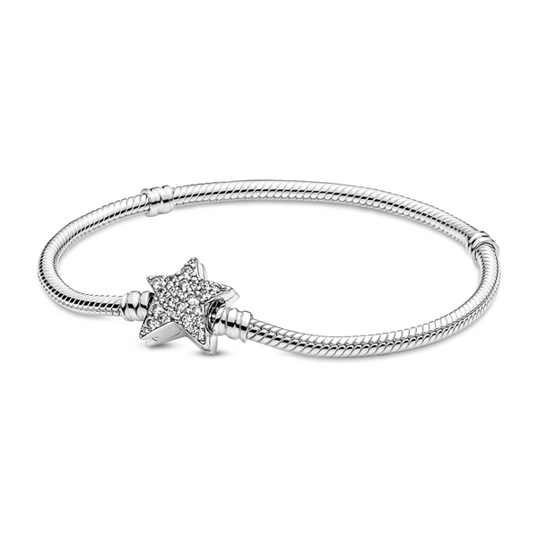 Asymmetric Star Clasp Snake Chain Bracelet 599639C01 - vatlieuinphun