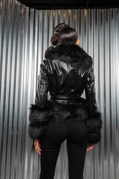 Jennifer Faux Leather Jacket - vatlieuinphun