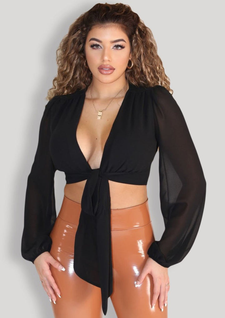 Women’s Cropwomen has the latest range of Girls, Boys and Baby Clothes, Toys and more. Shop online for free shipping on all orders over $49.,Your favorite kids brands and independent boutiques, all in one magical place. | Arya Wrap Tie Crop Top (Black) By: vatlieuinphun