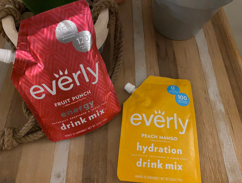 How lex paige uses everly to stay hydrated