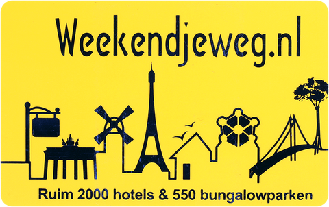 Weekendjeweg.nl Cadeaucard 100 euro kopen met korting