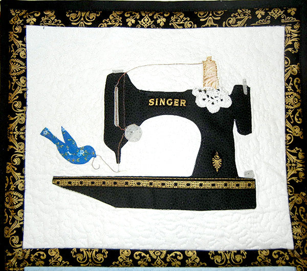 Flock of Singers Featherweight Wall Hanging Quilt