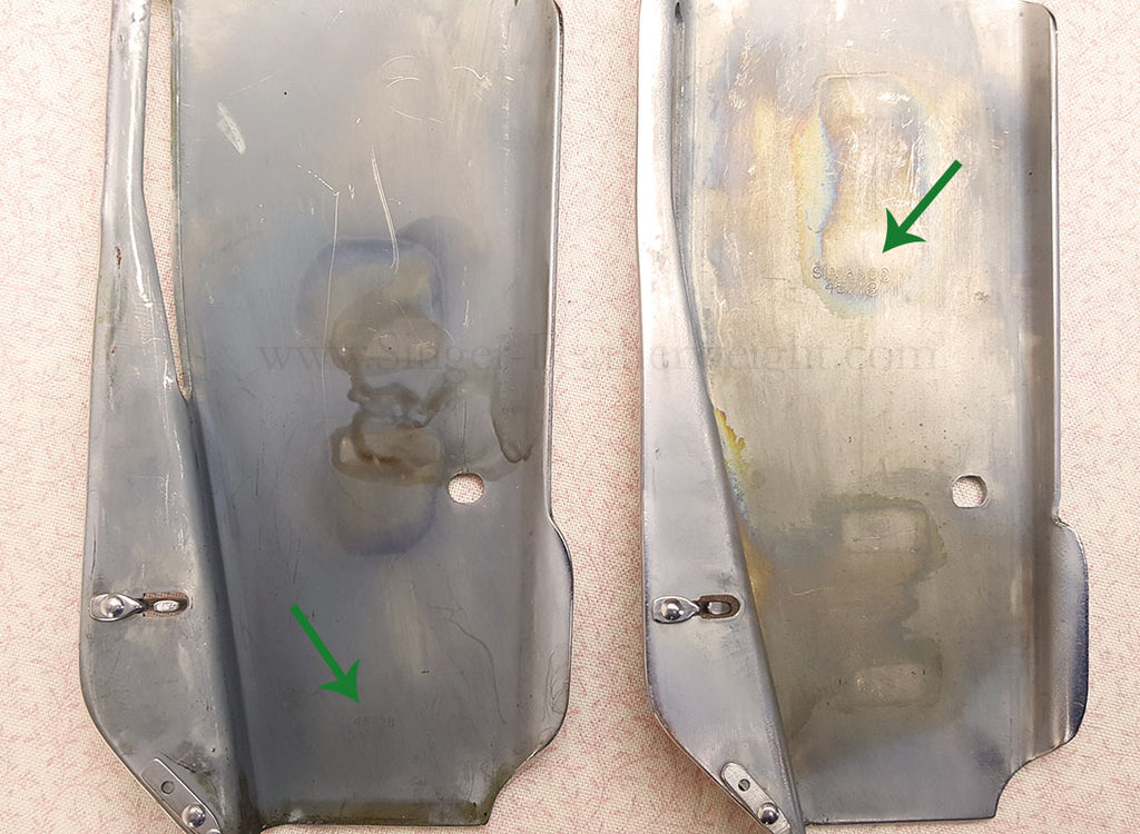 Singer Featherweight Faceplates #6 and #9 Comparison