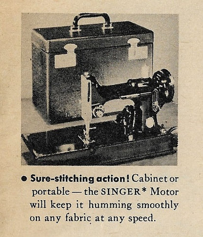 Singer Featherweight 221 Advertisement