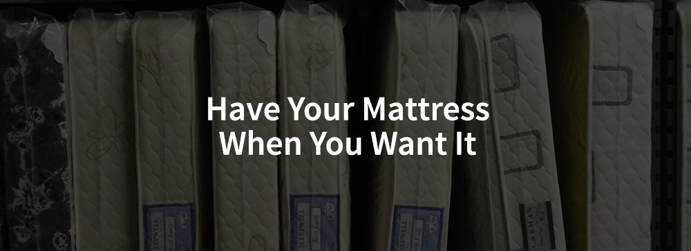 mattress store on time delivery