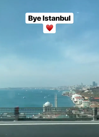 Emanuel Satie says good bye to Istanbul Turkey