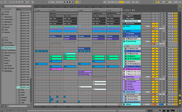 Oshii Style Ableton Screenshot