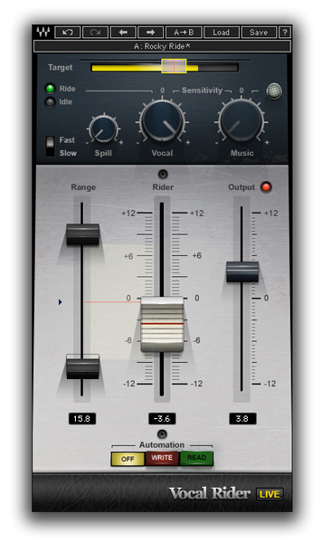 Best VST plugin for mixing Vocals Vocal Rider by Waves