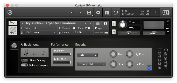 ivy audio carpenter trombone nki kontakt free