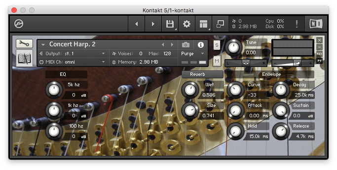concert harp download free kontakt