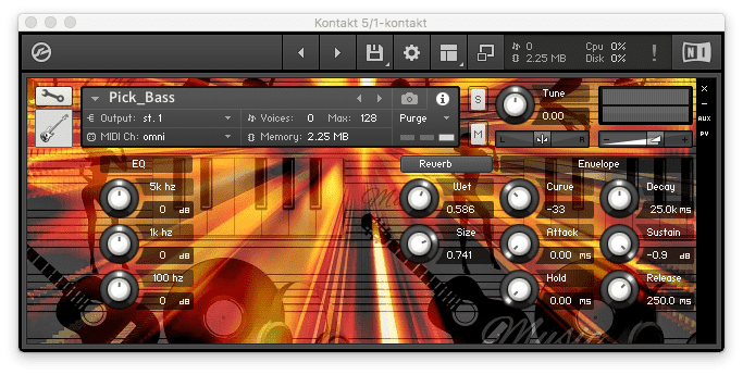 pick bass kontakt free library