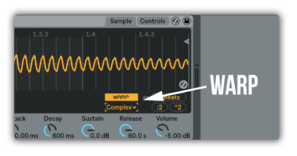 warp complex mode ableton live 10