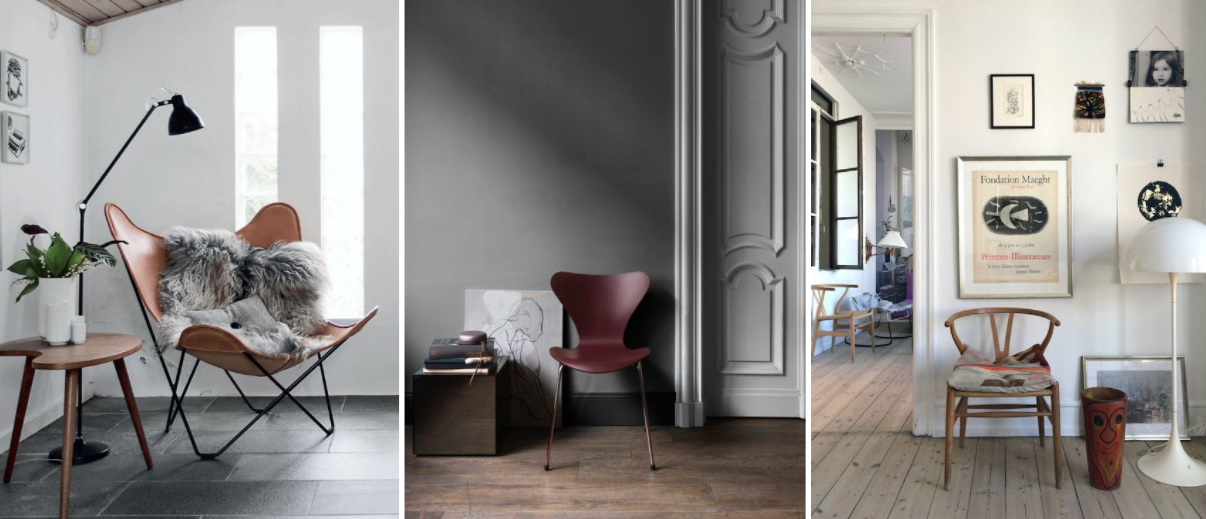 Dänisches Design Stühle - Wishnbone Chair, Arne Jacobsen, Carl Hansen 