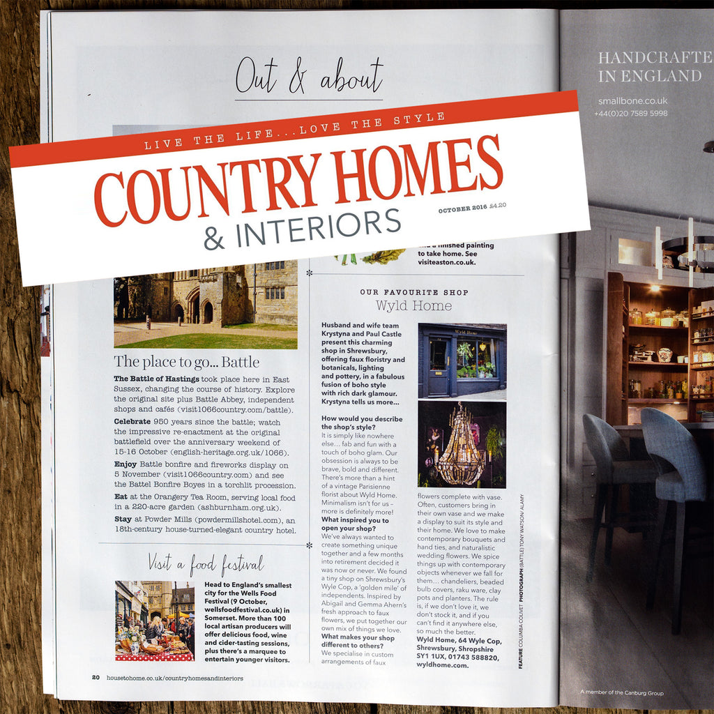 Country Homes and Interiors October 2016