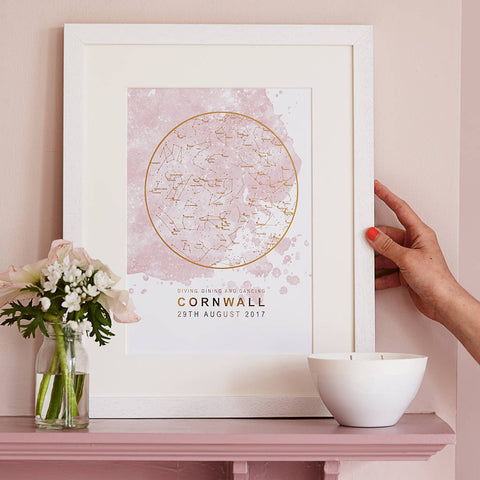 Mother's Day Gift Ideas - Personalised Star Chart