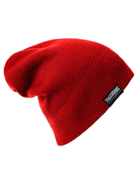 Deep Red Beanie