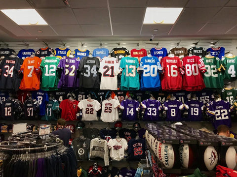Pro Image America NFL Throwback Jersey Selection In-Store