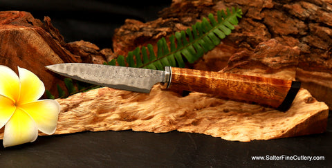 Paring knife or coolest bar knife for the man cave from Salter Fine Cutlery of Hawaii