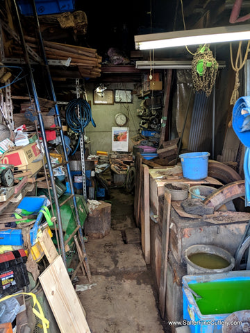 Inside this small traditional grinding workshop, magic happens.