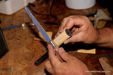 Complete handle repair or refurbishing services available from Salter Fine Cutlery