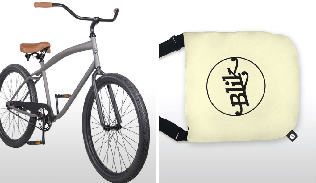 Pure Fix Cycles Rockefeller Beach Cruiser and Messenger Tote