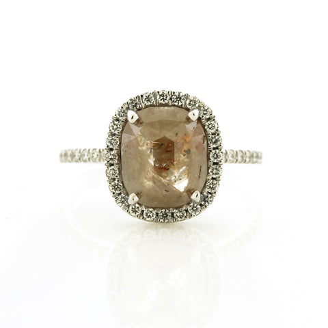 Rustic Diamond Ring by Harold Stevens
