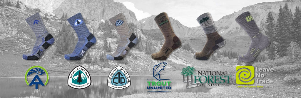 hiking socks that give back to your favorite outdoor nonprofits