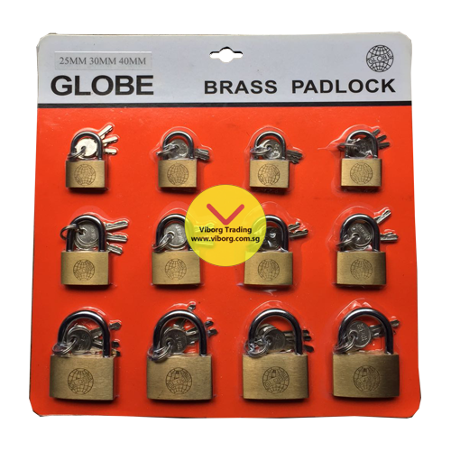 brass padlock set