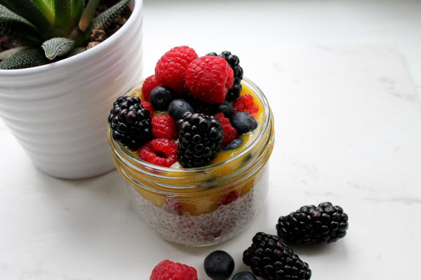 mango Turmeric Chia pudding