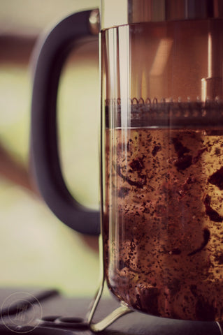 How to steep tea in a french press | Turmeric Teas