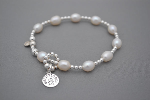 silver bracelet design for baby boy